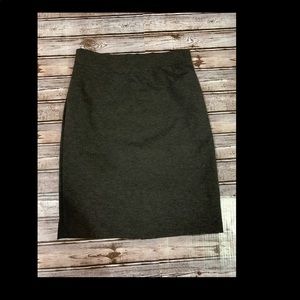 Women’s SM NICOLE MILLER GRAY HEATHER PENCIL SKIRT